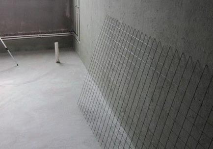 墻面安裝固定發熱電纜的鋼絲網