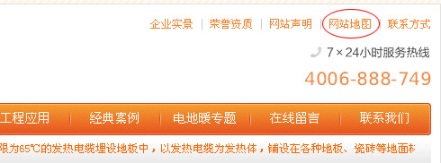 網站地圖使用